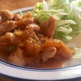 鶏肉のマーマレード酢照り焼き